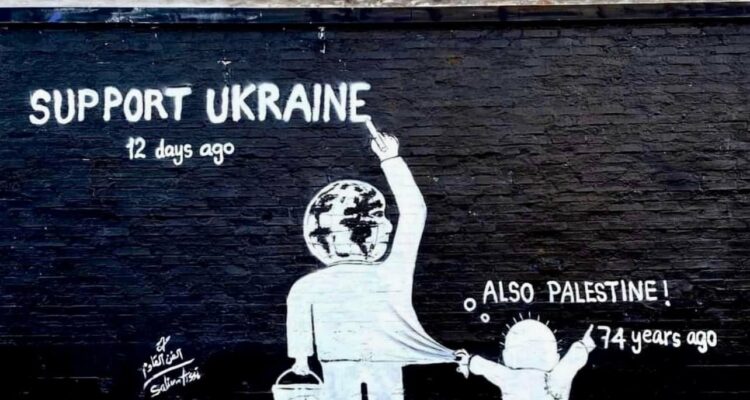 Support Ukraine also Palestine End all wars